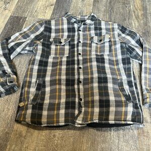 Rip curl Men’s flannel jacket size large